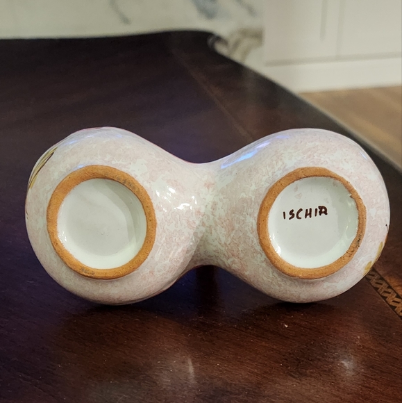 Vintage Italian (Ischia) Salt & Pepper (Sale & Pepe) Shaker with holder - Picture 8 of 16